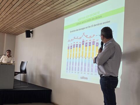 Réunion accueil élus Calitom